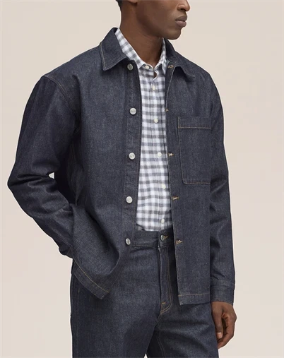 NN. 07 - Roger 1843 Overshirt Jakke - Raw Indigo 